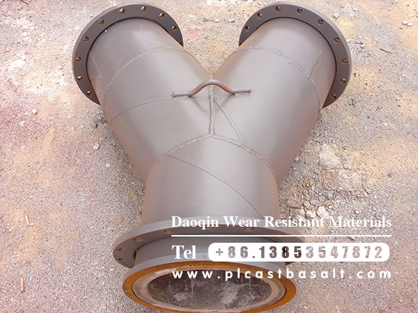 different shaped cast basalt pipe