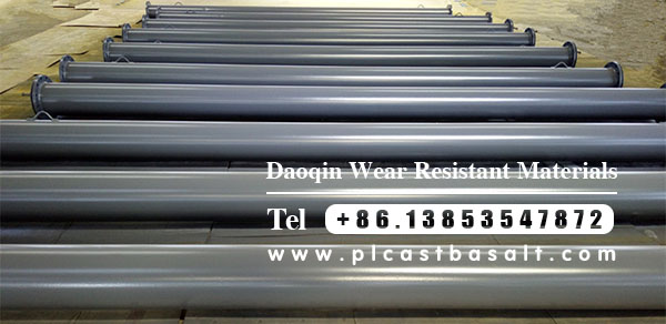 cast basalt lined straight pipe