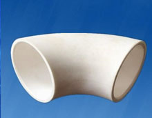 wear resistant ceramic elbow