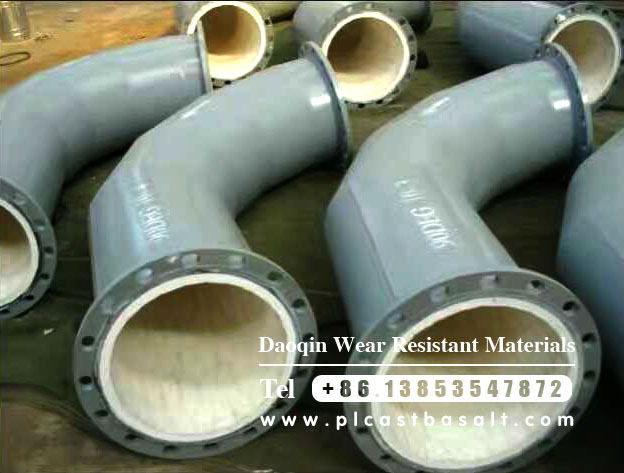 alumina ceramic lined steel pipe