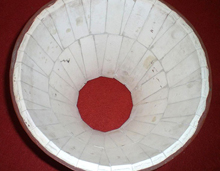 alumina ceramic lined reducing-diameter steel pipe