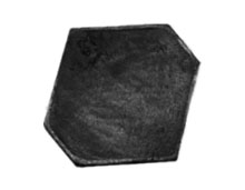  hexagonal cast basalt tile