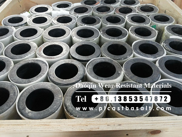 cast basalt pipe packaging in the wooden case