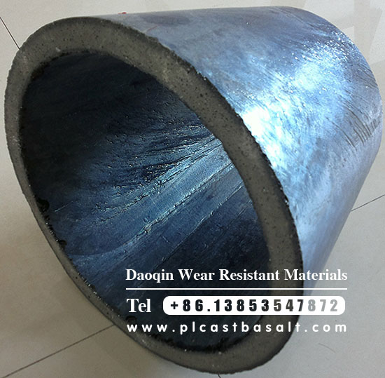 cast basalt reducing diameter pipe
