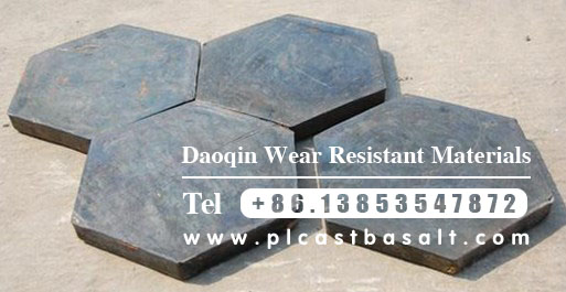  hexagonal cast basalt tile